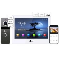 Neolight ALPHA Hybrid + SOLO IPW Graphite с уголком, PoE адаптер для вызовной панели