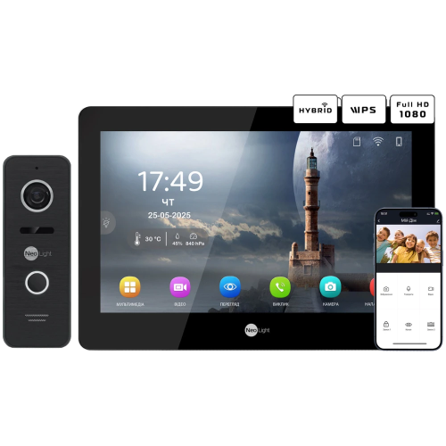 Neolight MEZZO Hybrid Black + PRIME FHD Black с уголком