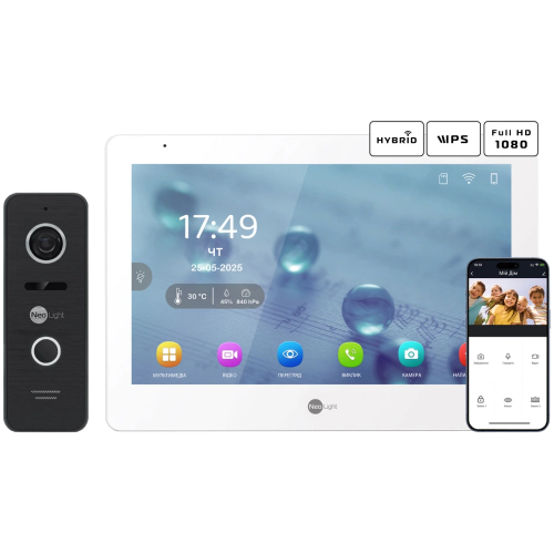Neolight MEZZO Hybrid + PRIME FHD Black с уголком