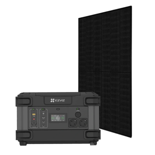 Portable Power Station CS-PS1300 (CN066)(FR) + Canadian Solar CS6R-395MS Full Black