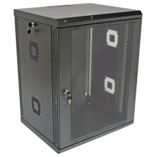 19"15U, 600х600х773 акриловое стекло, черная
