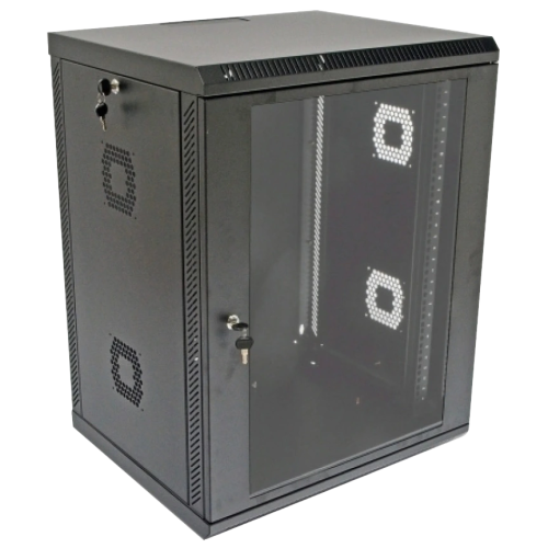 19"15U, 600х600х773 акриловое стекло, черная