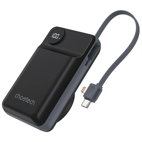 Choetech B696 20 000мА•ч Black с магнитной зарядкой