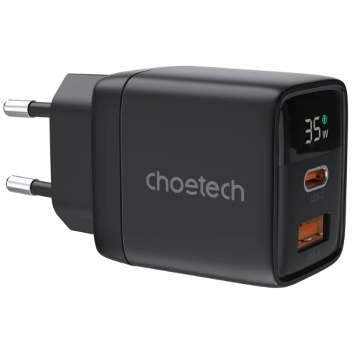 Choetech PD6052 Black PD35W GAN A+C