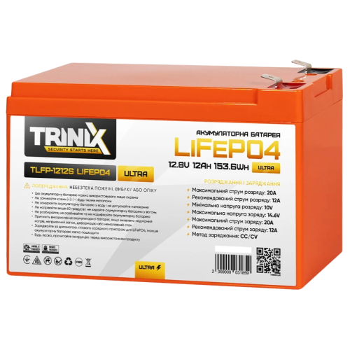 TRINIX TLFP-1212S Ultra 12А•ч 12В