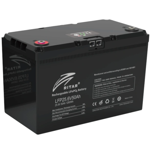 Ritar LFP25.6V50AH G3 с системой подогрева и bluetooth