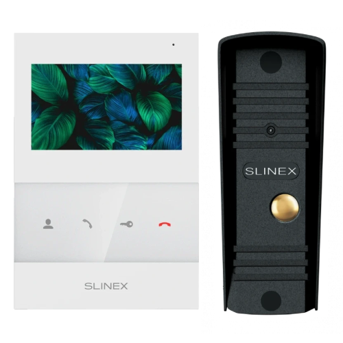 Slinex SQ-04 White + ML-16HR (черный)