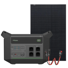 HYXiPower HYX-EA2000 + Risen Solar RSM40-8-400MB Full Black