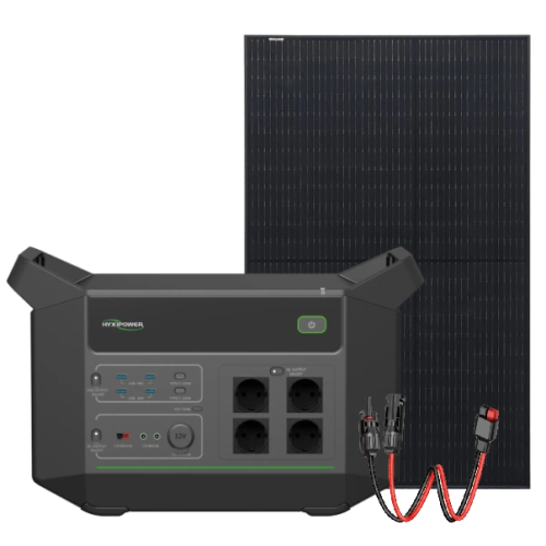 HYXiPower HYX-EA2000 + Risen Solar RSM40-8-400MB Full Black
