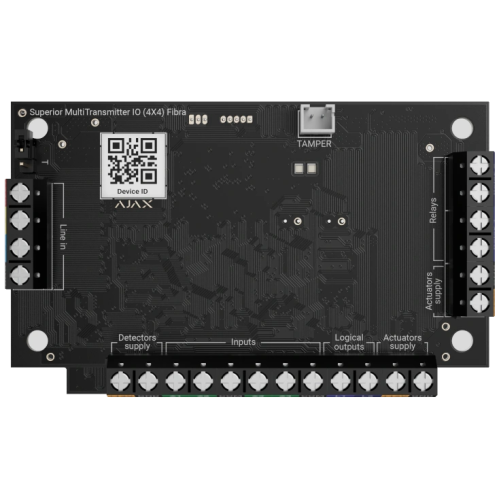 Ajax Superior MultiTransmitter IO (4X4) Fibra 8ми дротових пристроїв