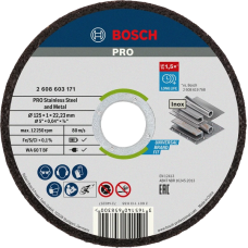 Bosch PRO for Inox 125×1 мм