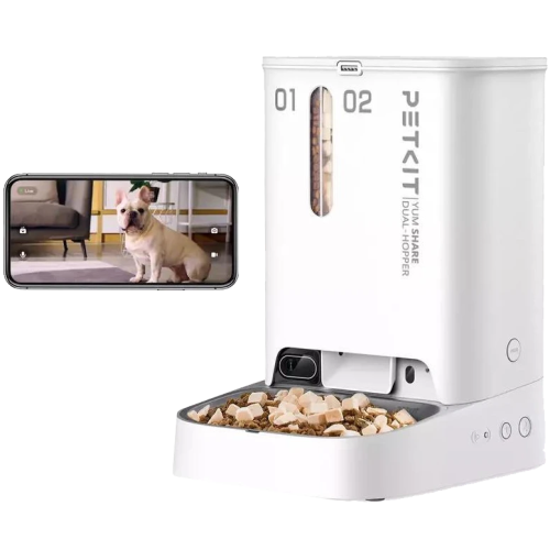 PETKIT YUMSHARE DUAL-HOPPER with Cam P591