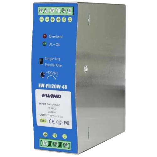 Ewind EW-PI120W-48 на DIN-рейку 120 Вт/48 В