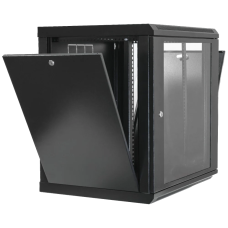 19"15U, 600x500x773мм акрилове скло, чорна