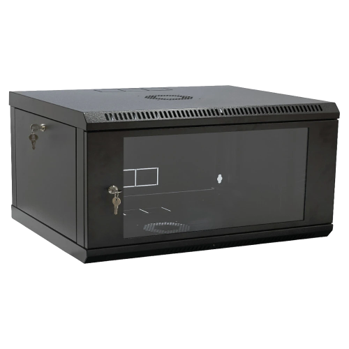 19" 4U 600x400x284мм акрилове скло, чорна