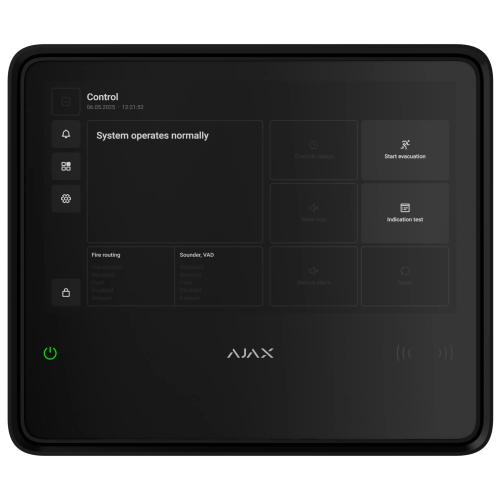 Ajax EN54 Fire Hub black