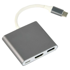 Cablexpert A-CM-HDMIF-02-SG USB-C на HDMI/USB 3.0/USB-C Cablexpert A-CM-HDMIF-02-SG USB-C на HDMI/USB 3.0/USB-C