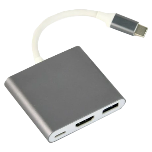 Cablexpert A-CM-HDMIF-02-SG USB-C на HDMI/USB 3.0/USB-C Cablexpert A-CM-HDMIF-02-SG USB-C на HDMI/USB 3.0/USB-C