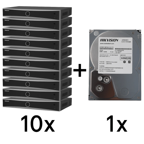 DS-7616NXI-K2(D) 10 шт + DS40HKVS-VX1 DS-7616NXI-K2(D) 10 шт + DS40HKVS-VX1
