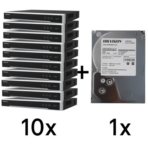 DS-7608NXI-K2(D) 10 шт + DS40HKVS-VX1 DS-7608NXI-K2(D) 10 шт + DS40HKVS-VX1