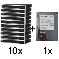 DS-7608NXI-K1(D) 10 шт + DS40HKVS-VX1 DS-7608NXI-K1(D) 10 шт + DS40HKVS-VX1