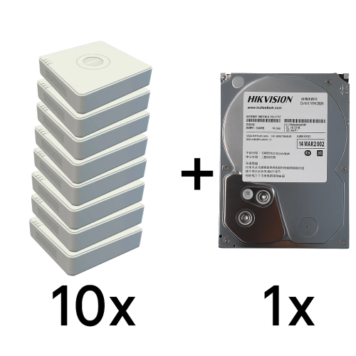 DS-7108NI-Q1(D) 10 шт + DS20HKVS-VX1 DS-7108NI-Q1(D) 10 шт + DS20HKVS-VX1