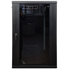 EServer 18U 600х500х907 скло, чорна EServer 18U 600х500х907 скло, чорна