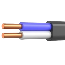 ВВГ нг LS П 2х1,5 чорний (Україна) (100м)