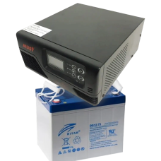 MUST EP20-R600W + 12V 75Ah DG12-75 MUST EP20-R600W + 12V 75Ah DG12-75