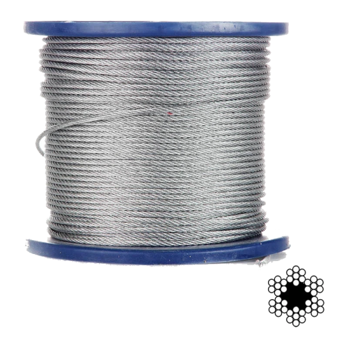 APRO 4мм DIN 3055 (6x7) бухта 200м