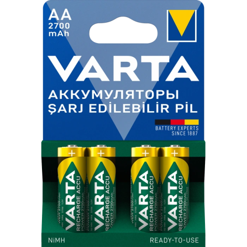 VARTA ACCU AA 2700mAh BLI 4 NI-MH
