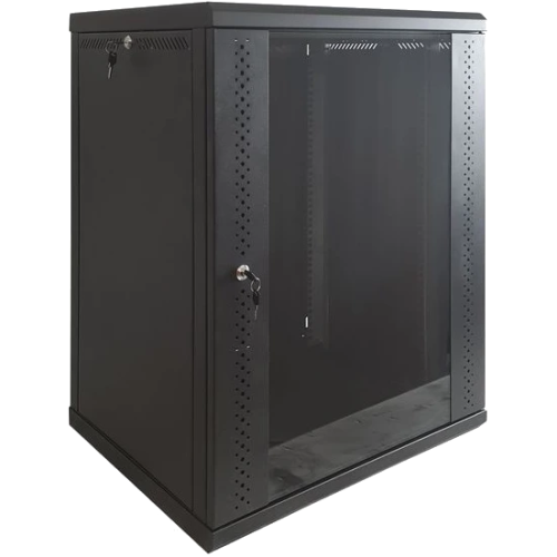 EServer 12U 600х350х637 скло, чорна EServer 12U 600х350х637 скло, чорна