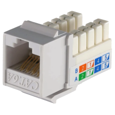 KeyStone RJ45 UTP, кат. 5e, 6, 6a, 110, Slim, W -16.6 мм