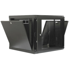 19" 9U 600x500x507мм акрилове скло чорна