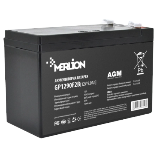 MERLION AGM GP1290F2B 12В 9А•г