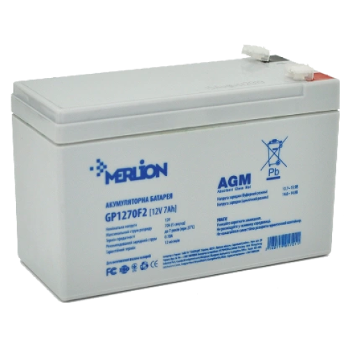 MERLION AGM GP1270F2 12В 7А•г
