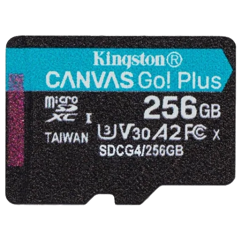 KINGSTON 256GB microSDXC Canvas Go Plus Gen4 200R