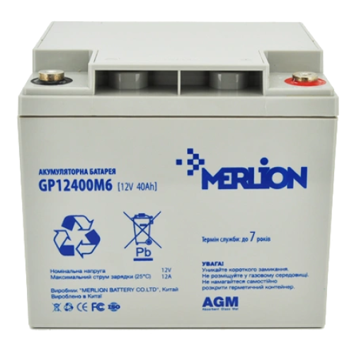 MERLION AGM GP12400M6 12В 40 А•г