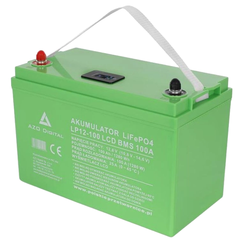 LP12-100 100Ah 12V 100A LCD