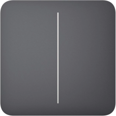 Ajax SoloButton (2-gang) [55] graphite кнопка