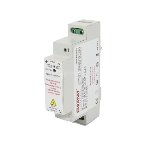 Faraday Electronics 12W/12-36V/DIN 11.8-37.5В 1-0.3А