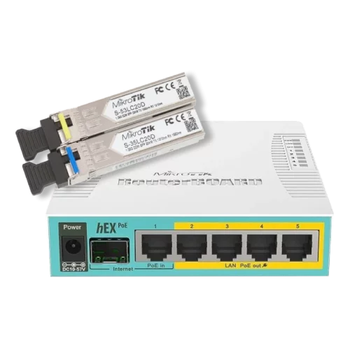 RB960PGS + SFP модуль S-3553LC20D