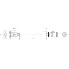 AE-MC9294-0.2(16M8A to DB15/F)