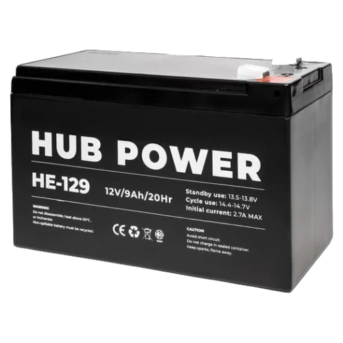 Hub Power HE-129 12V 9AH
