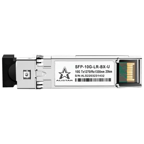 ALISTAR SFP-10G-LR-BX-U SFP+ 10G BASE-BX 1SM WDM LC 20KM TX1270/RX1330nm DOM