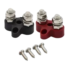 Victron Energy Dual Terminal Stud M8-linked set (1 red/1 black)