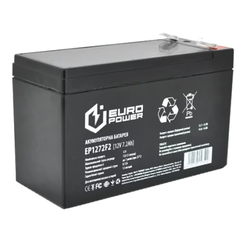 EUROPOWER EP12-7.2F2 12В 7 А•ч