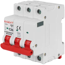 Enext e.mcb.stand.60.3.C25, 3р, 25А, C, 6 кА