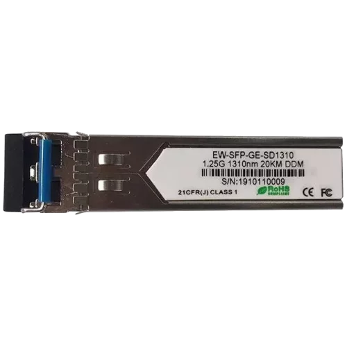 Ewind EW-SFP-GE-SD1310 155M, Single-mode Dual Fiber, 1310nm, 20km, LC connector