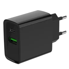 Gembird TA-UC-PDQC20-01-BK (USB Type A + USB Type C)